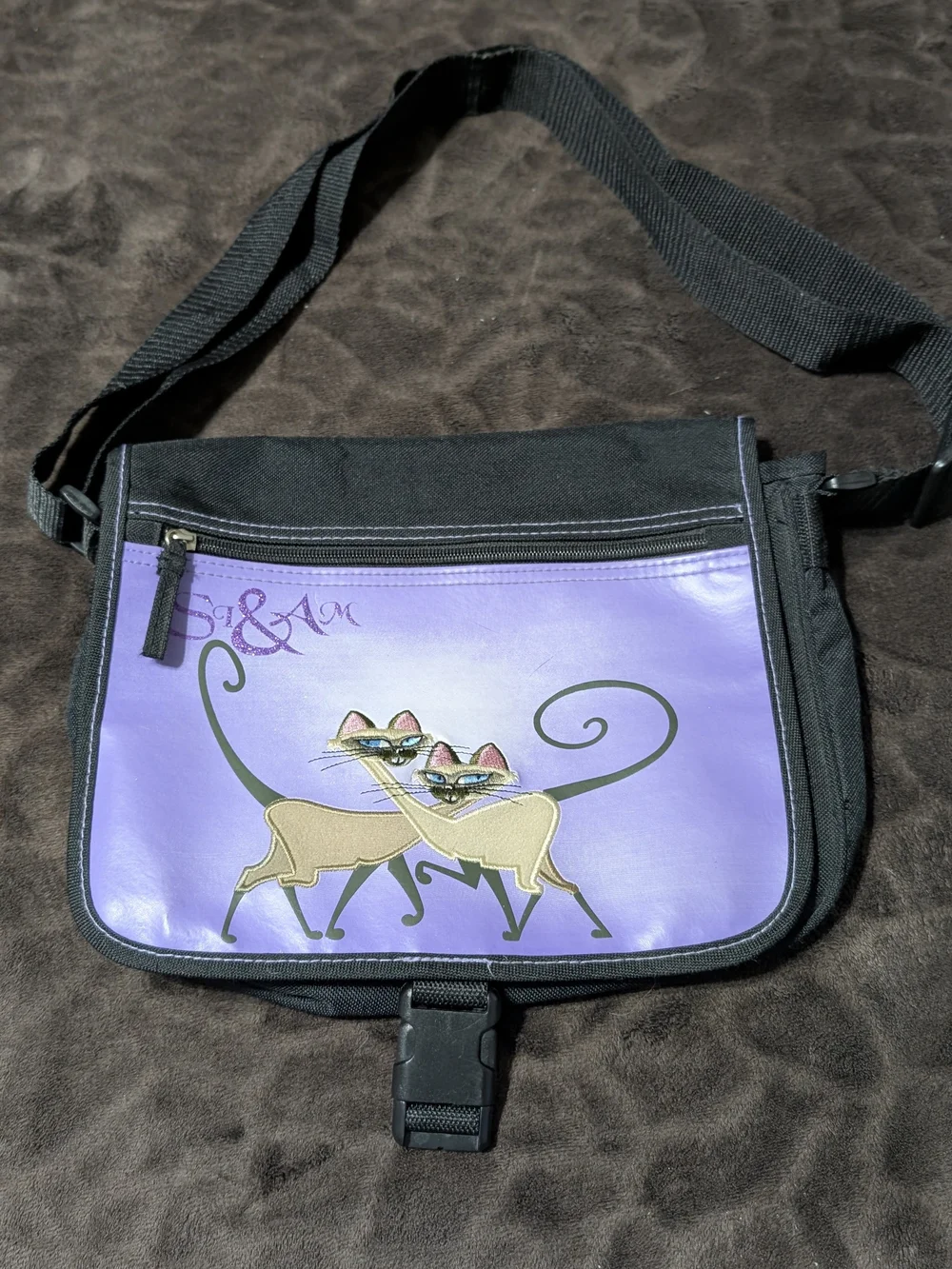 ADORABLE!! Disney Si & Am (from Lady and the Tramp) Kids Backpack or Purse
